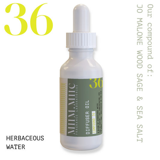 No 36 Herbaceous Water Diffuser Oil - MIIM.MIIC