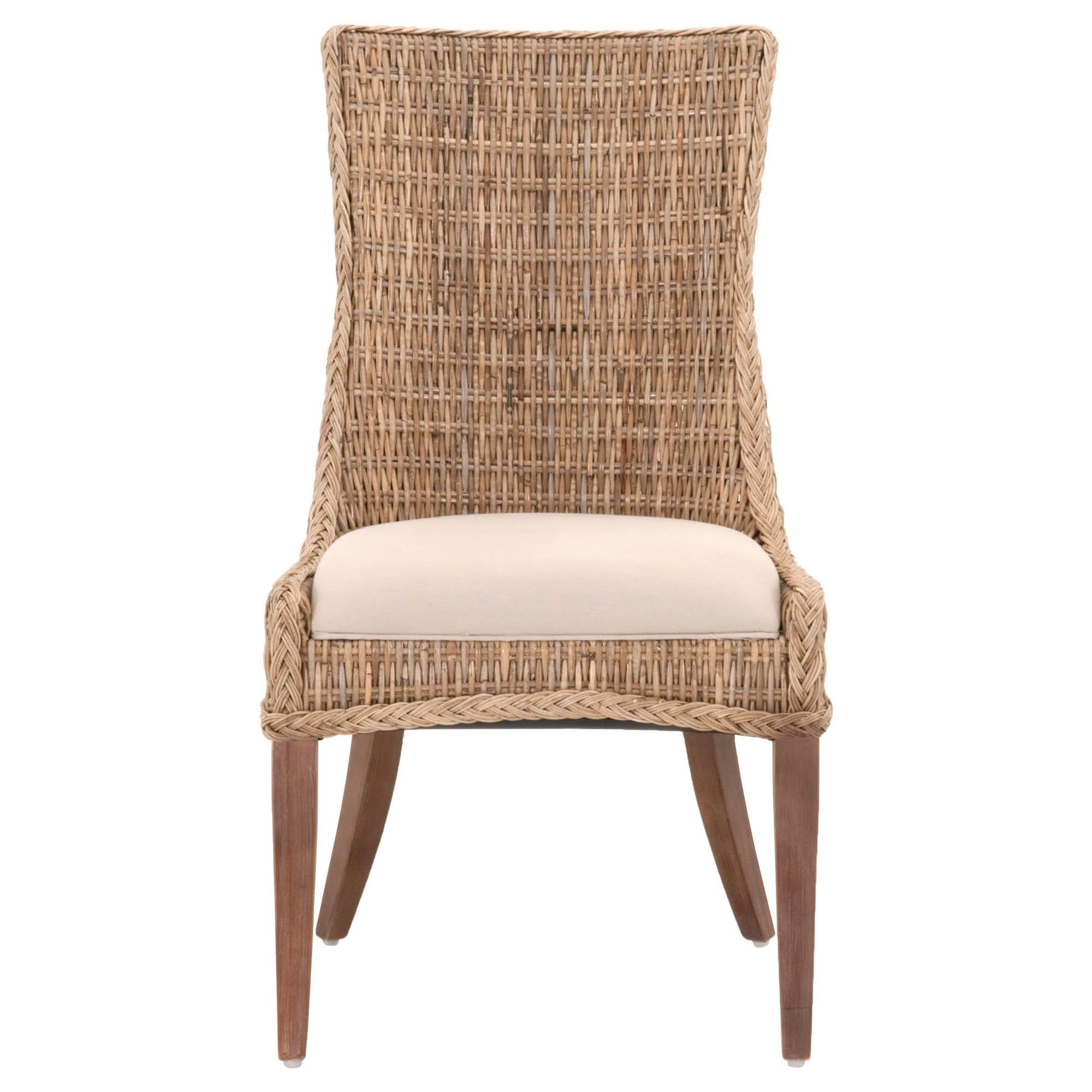Essentials For Living Woven Greco Dining Chair (Set of 2) in Gray