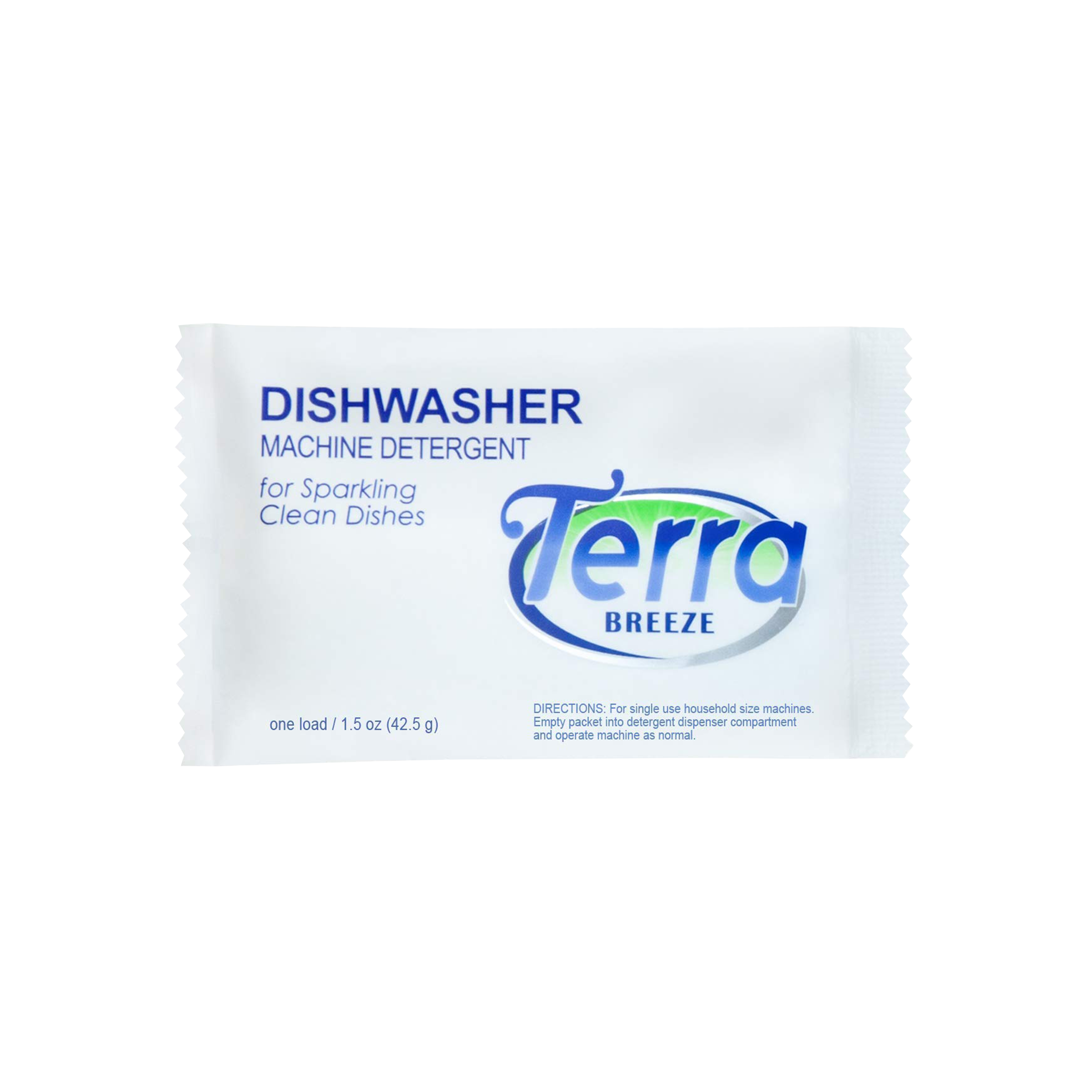 Terra Breeze Dishwasher Detergent Powder - 1.5 Oz Packets - Case Of 200