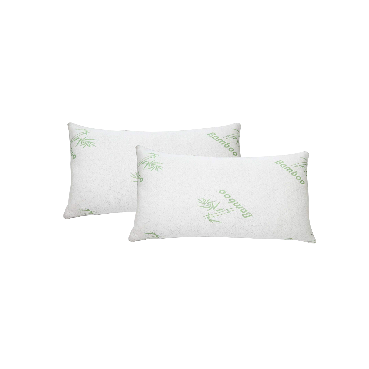 Bamboo Memory Foam Pillows - 2 Pack