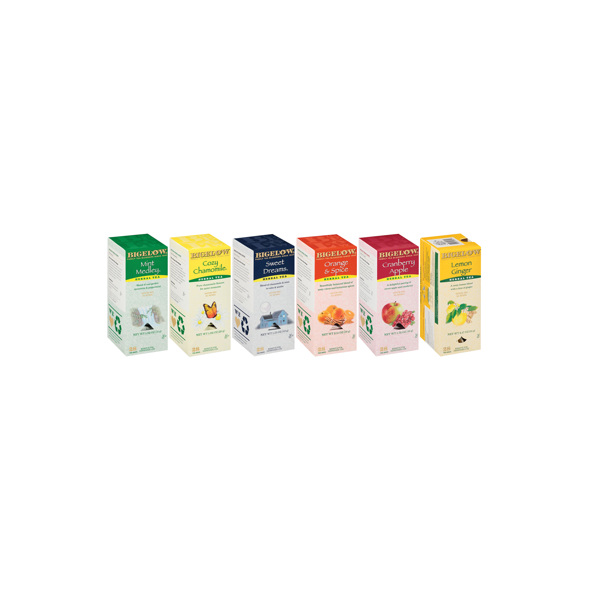 Bigelow Assorted Herbal Tea - 168 Tea Packs