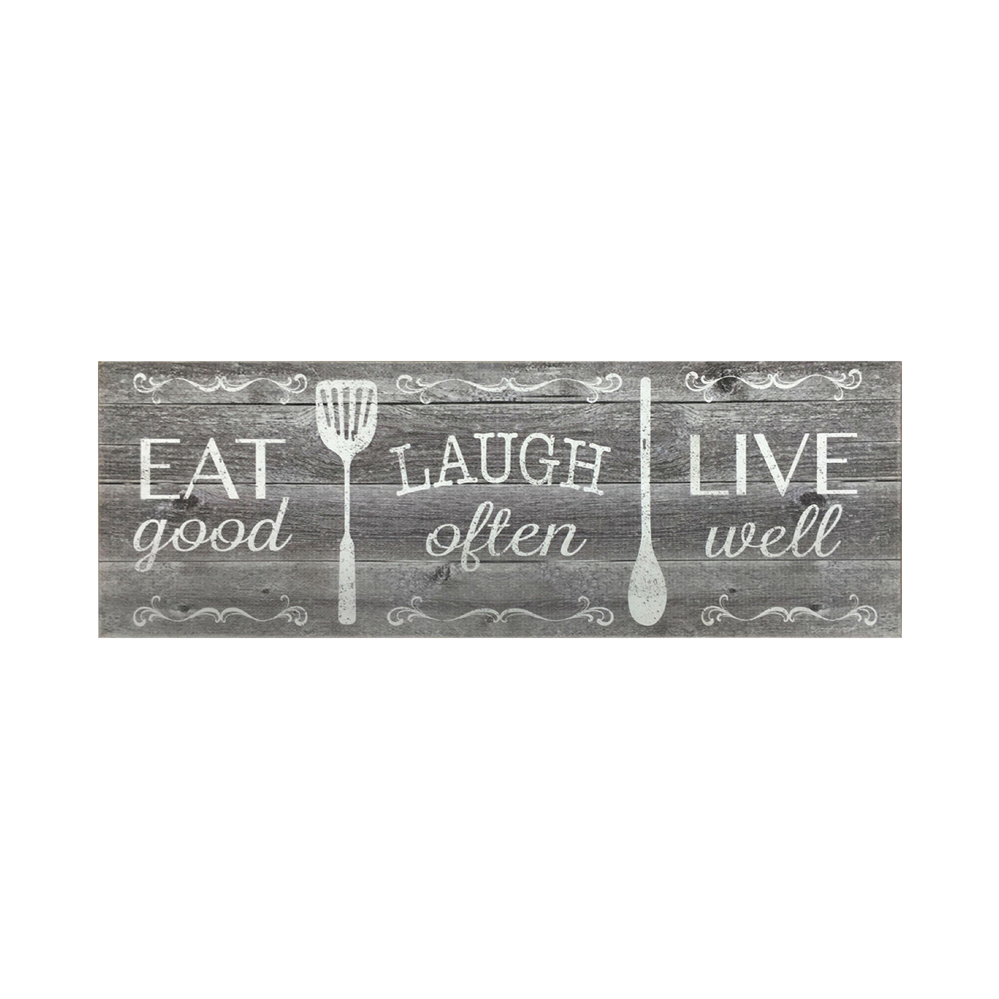 Eat Laugh Live' Mat