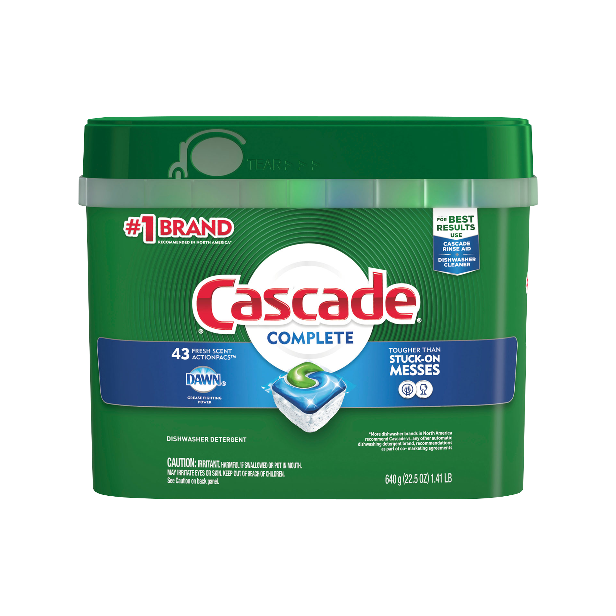 Cascade Complete Dishwasher Pods - 43 Pack