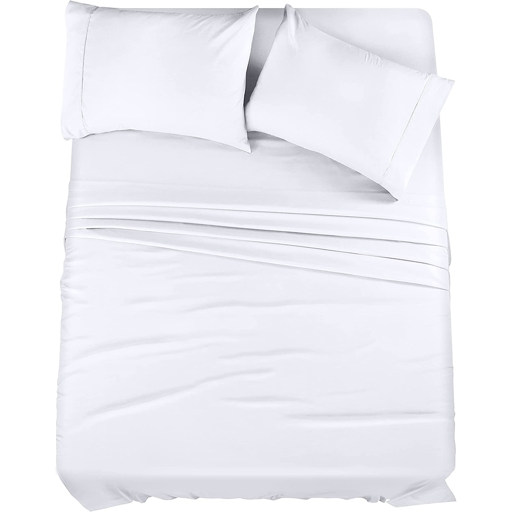 Utopia Microfiber Sheet Set - White