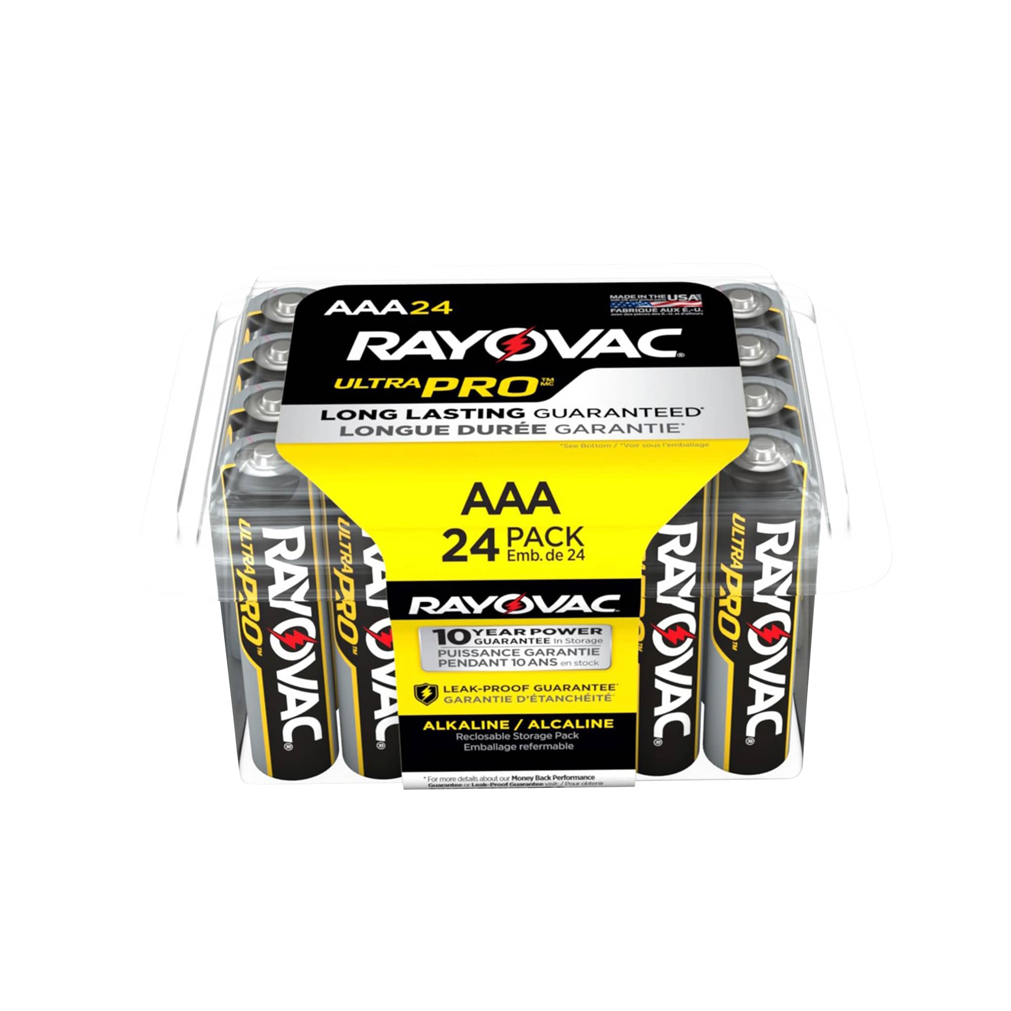Rayovac Ultra Pro Alkaline AAA Batteries - 24 Pack