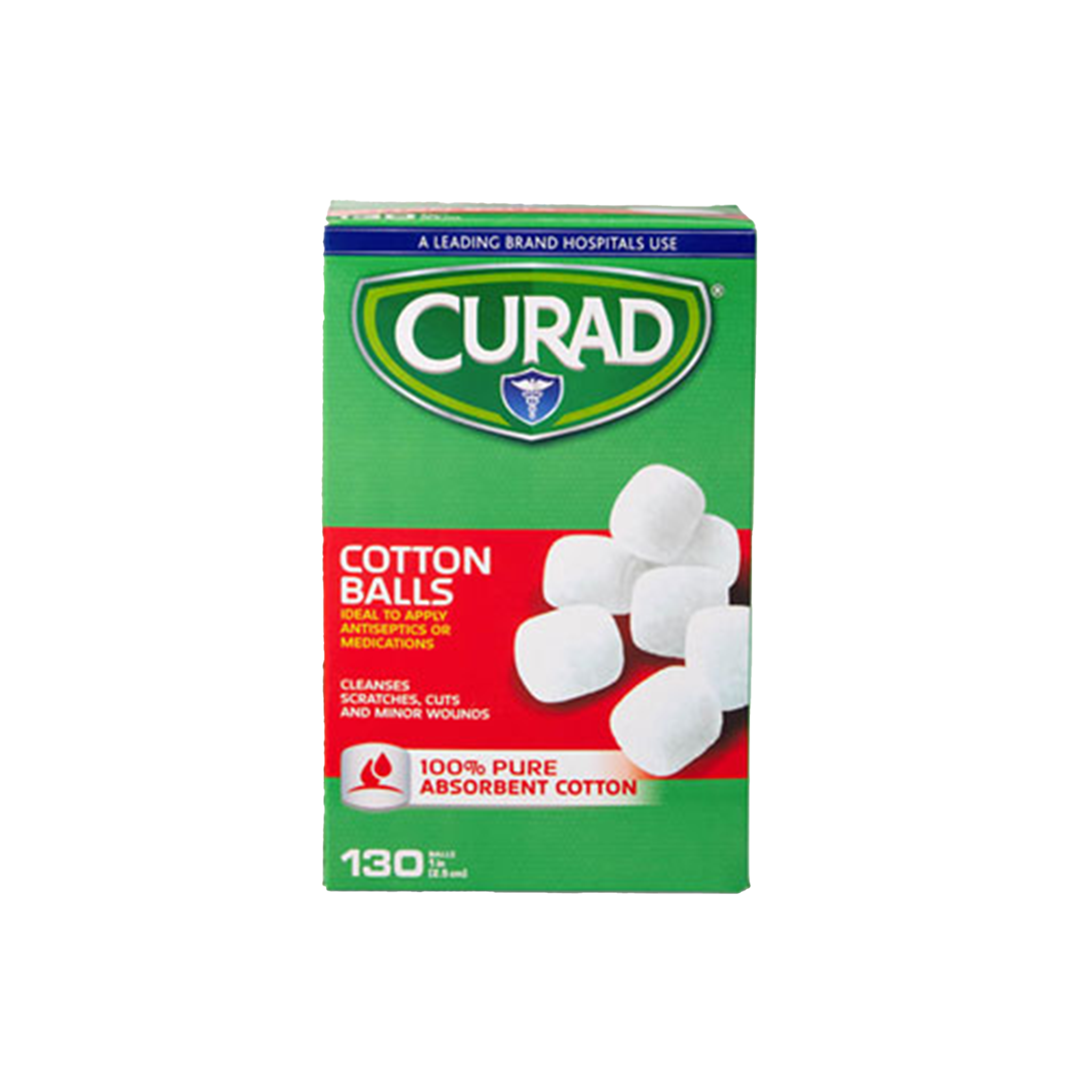 Curad Cotton Balls - 130 Pieces