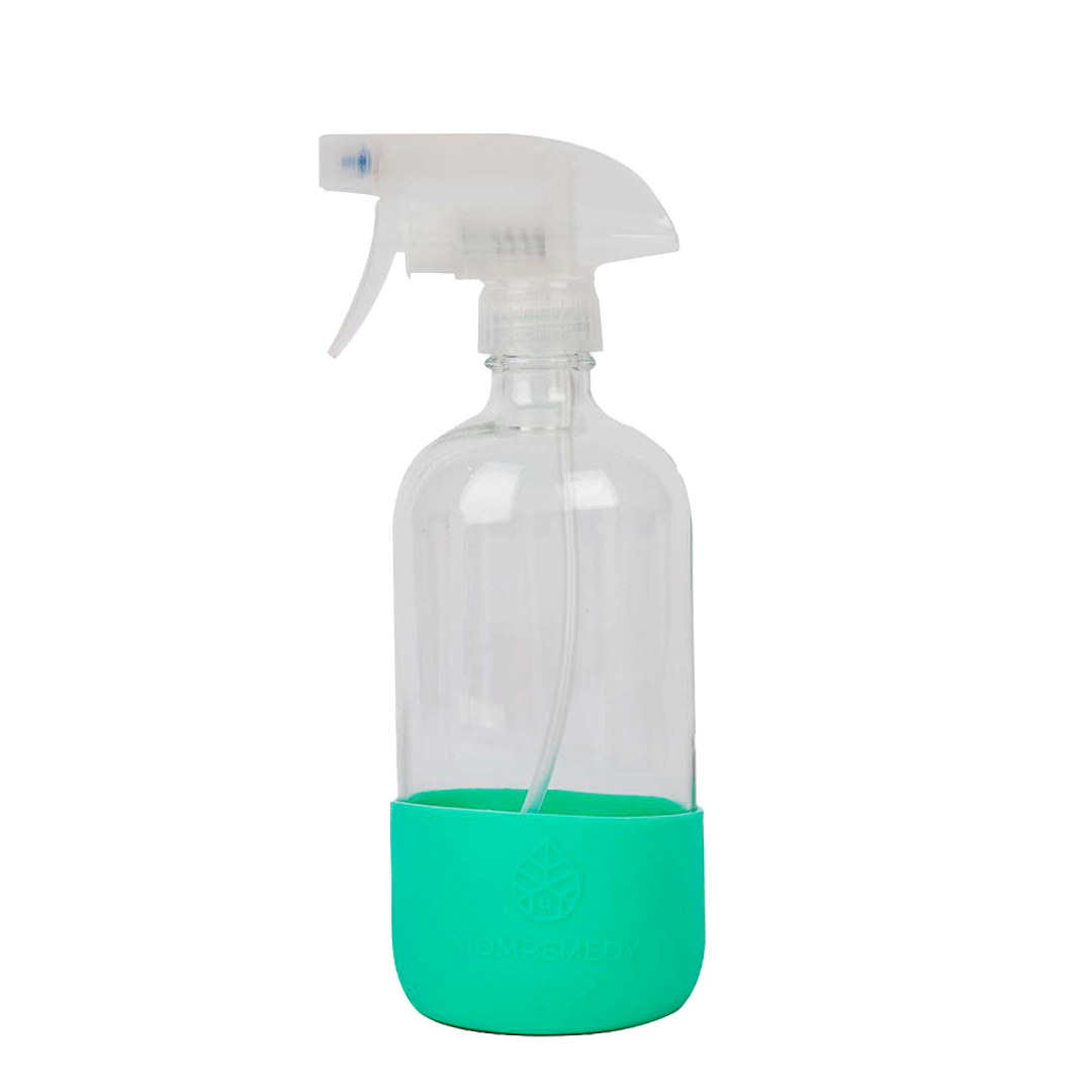 MomRemedy Glass Refill Bottle Teal - 16 Oz