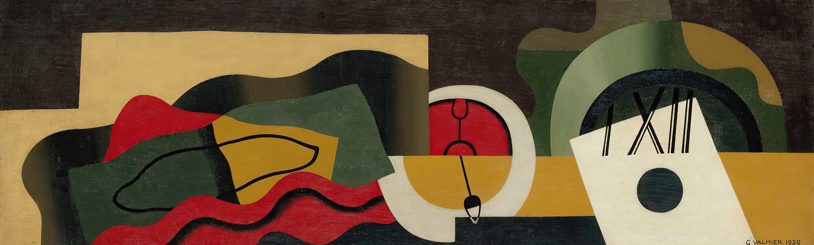 Artwork of Cubist artists Georges Valmier featured on Ruggism blog page 