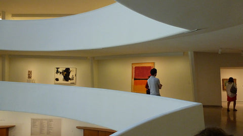 Solomon R. Guggenheim Museum floor featured at Ruggism Art Blog