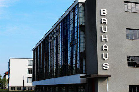 Bauhaus School Picture shown here with Ruggism Blog for handmade rugs and art 