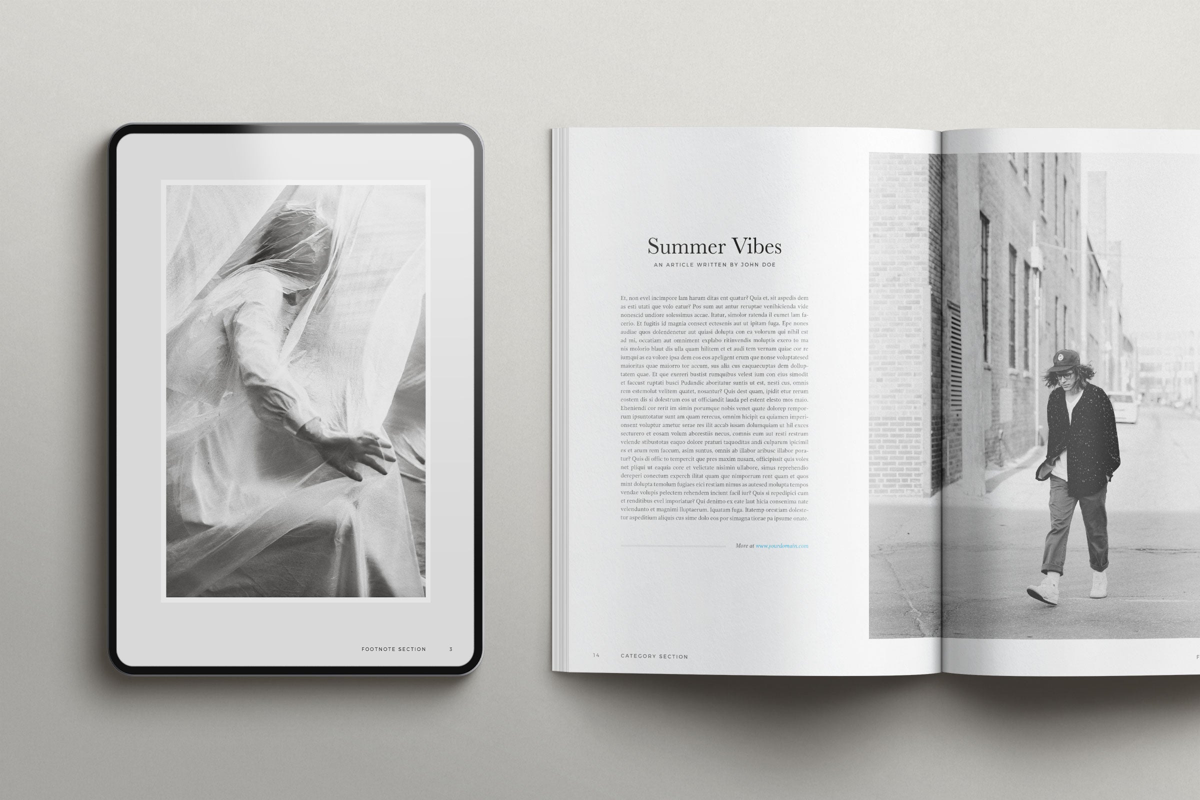 New York Magazine Template by Ruben Stom Design