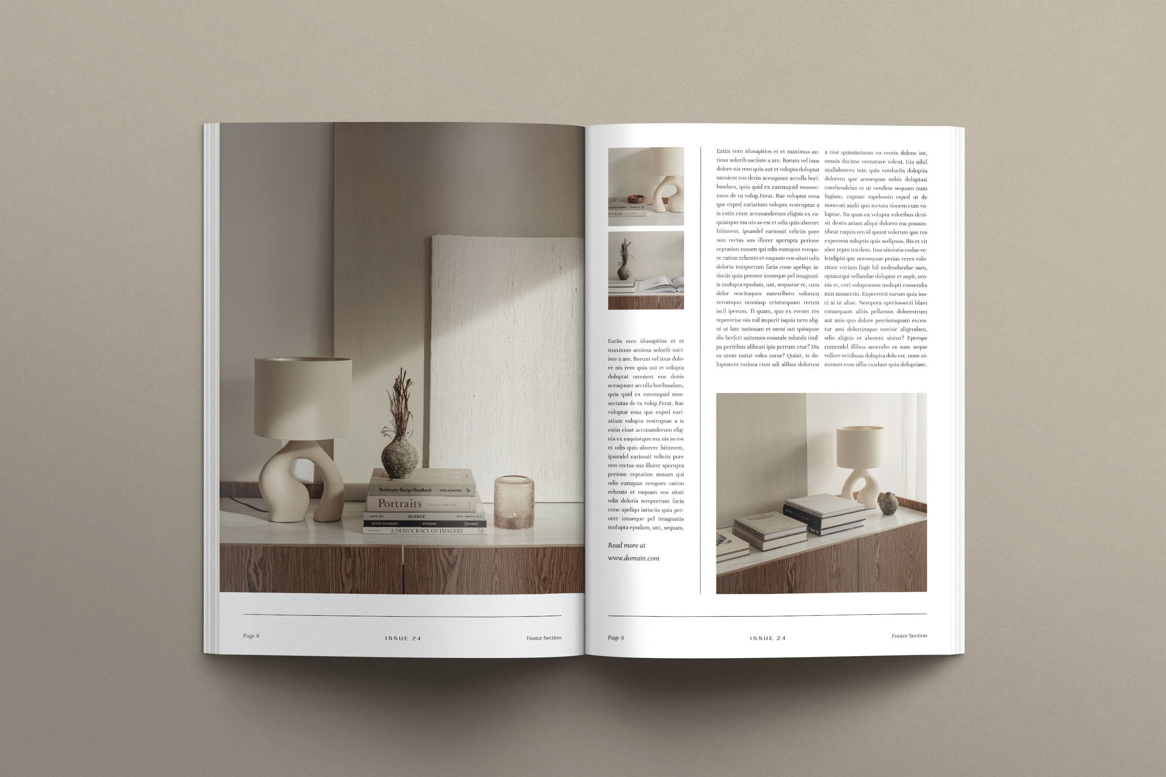 Magazine Template by Ruben Stom Design