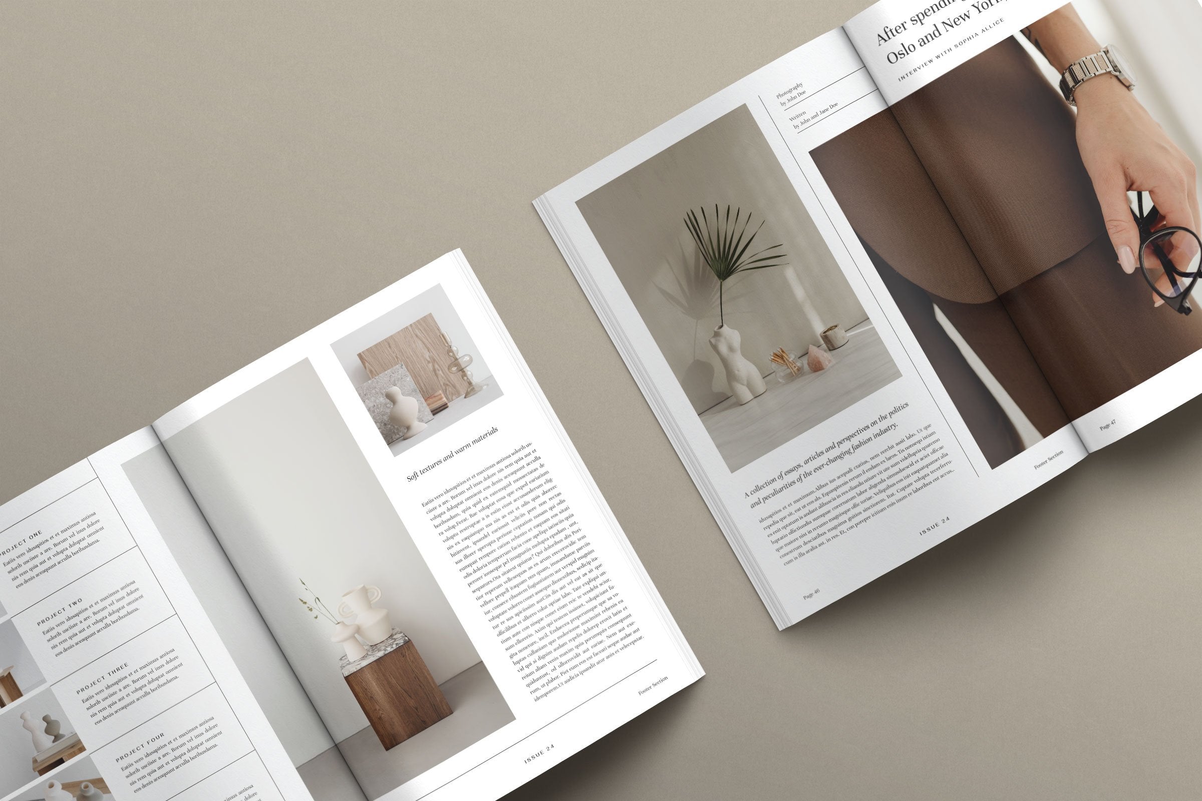 Magazine Template by Ruben Stom Design