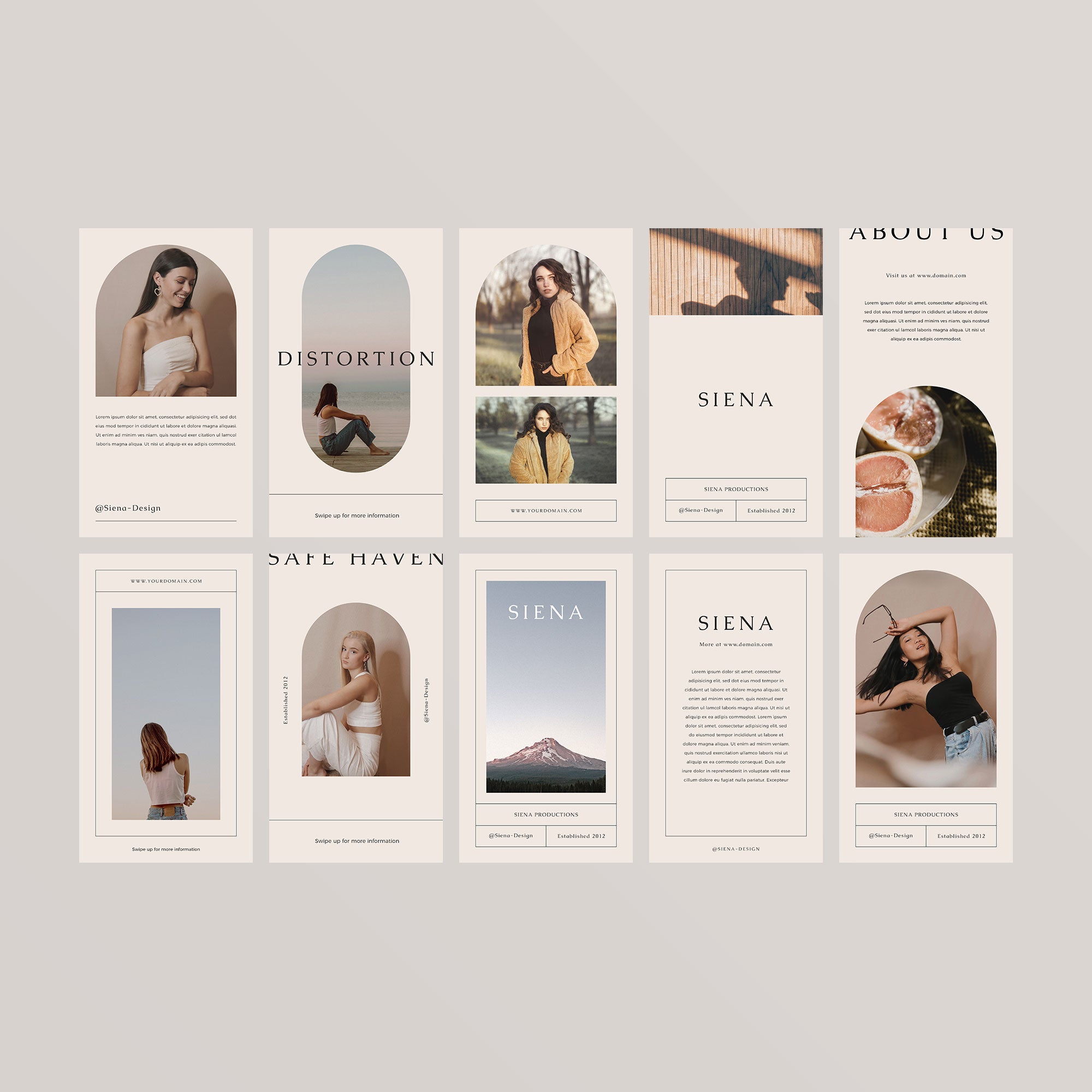 Siena Instagram Stories – Ruben Stom Design