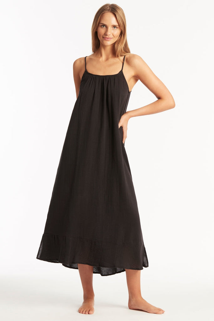 Sunset Bandeau Dress – Black – Sea Level US