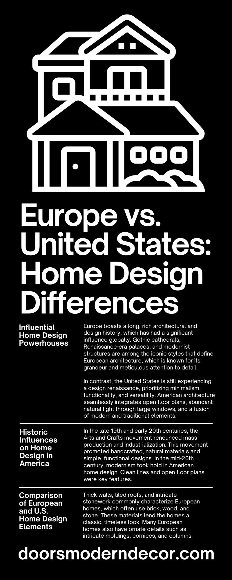 Europe vs. United States: Home Design Differences