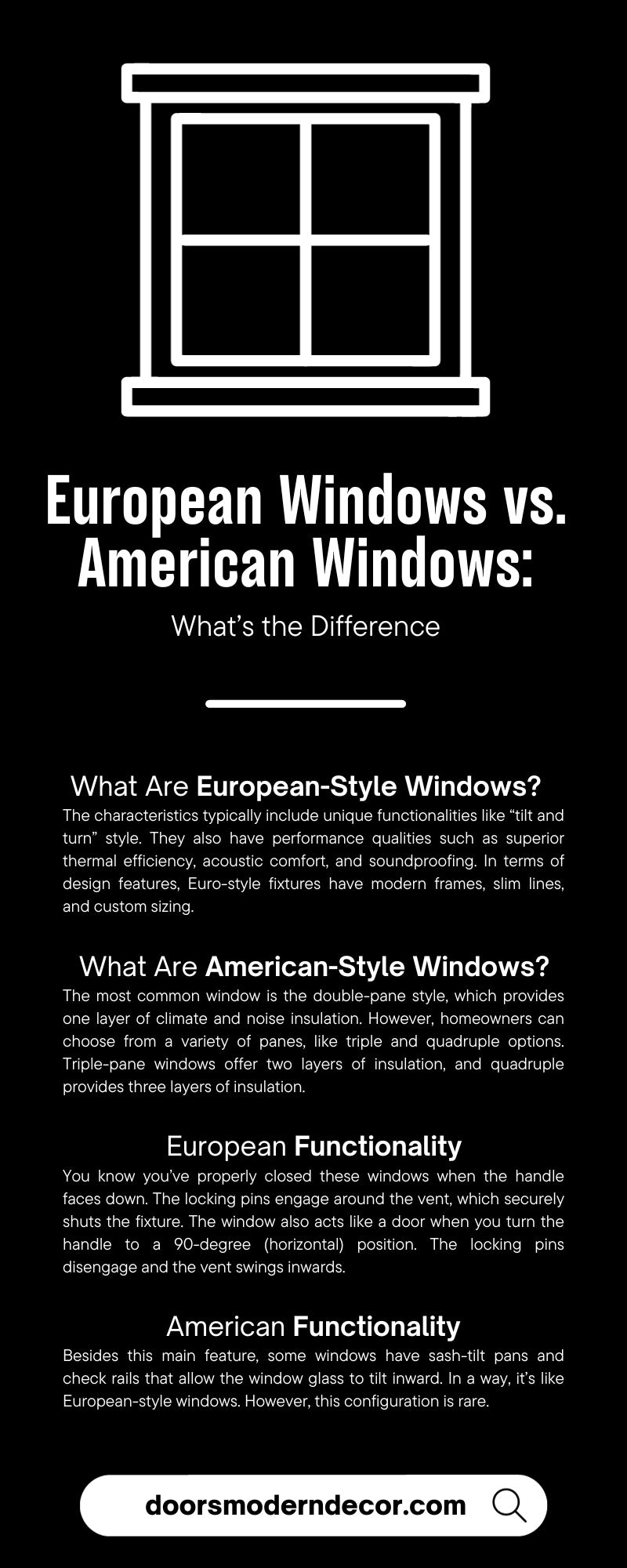 European Windows vs. American Windows: What’s the Difference