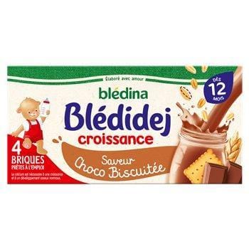 Promo Blédidej croissance délice biscuité vanille dès 12 mois blédina chez  Cora