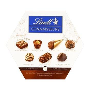 Carrés chocolat lait Excellence Extra-fondant Lindt - Carton de 1