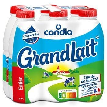 Lait entier 6x1l