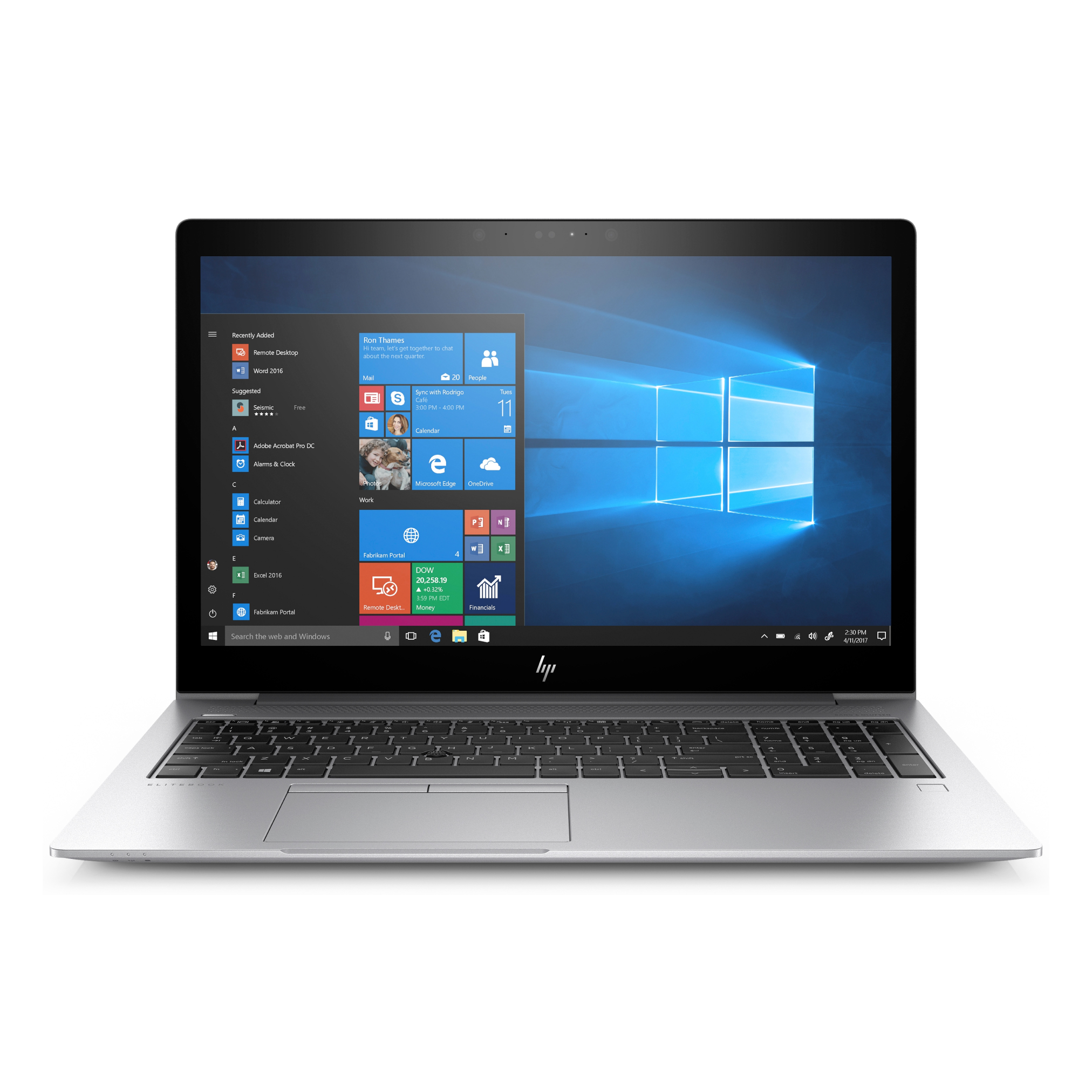 HP EliteBook 850 G5 15.6″ - Windows 10 Pro - Intel Core i5-8350U - 16 GB RAM - 256 GB