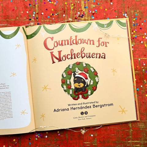 title page of COUNTDOWN FOR NOCHEBUENA by Adriana Hernandez Bergstrom