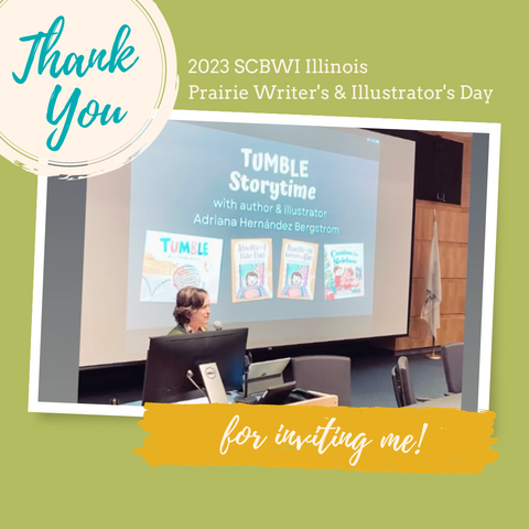 thank you to prairie illinois SCBWI