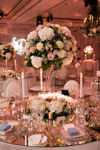 Wedding flowers table decoration inspiration