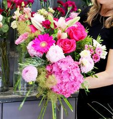 Pink Bouquet of Flowers