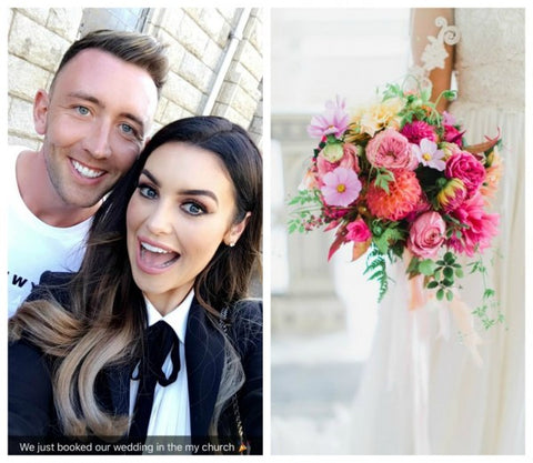 Suzanne Jackson & Dylan O'Connor choose Lamber for their wedding florist