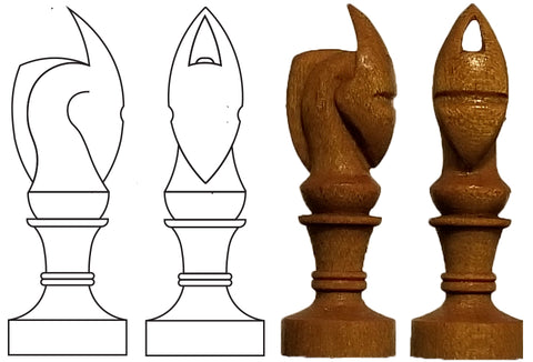 Tri-Dimensional Chess Knight | Star Trek | Ingenius Designs