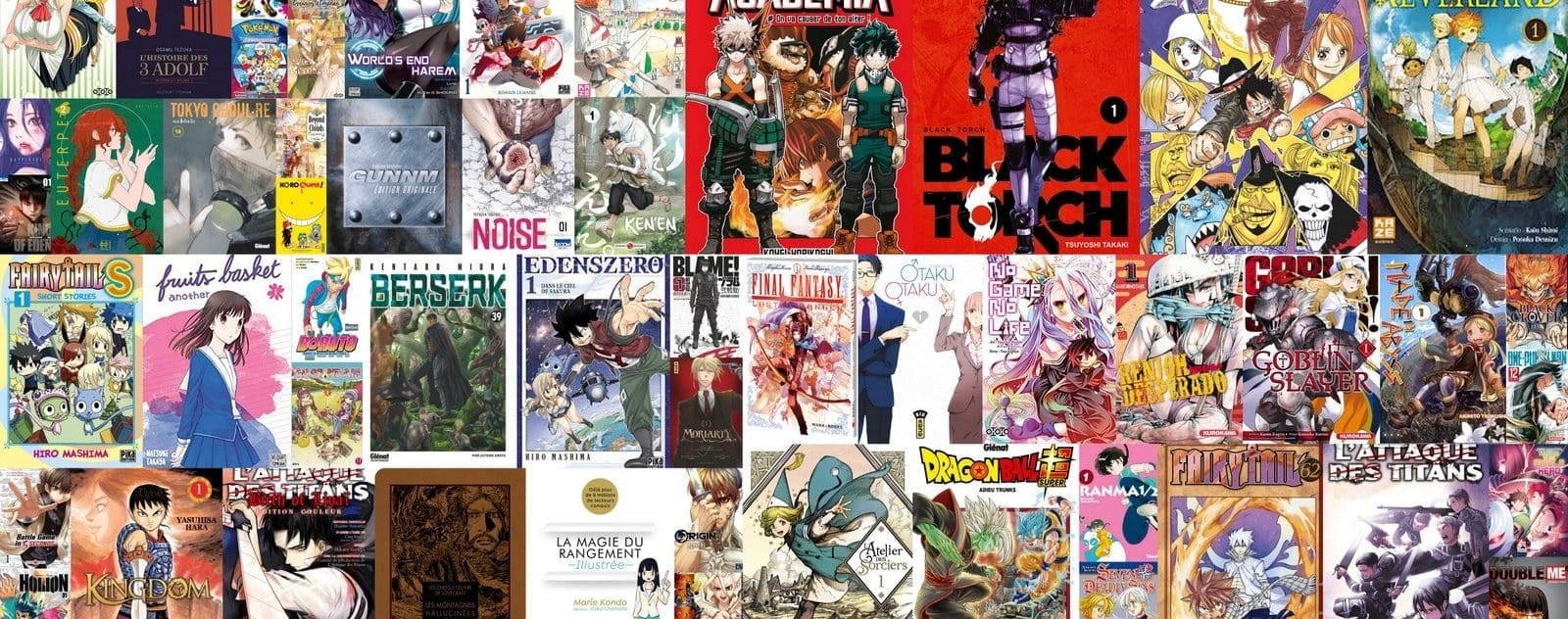 Different types of manga