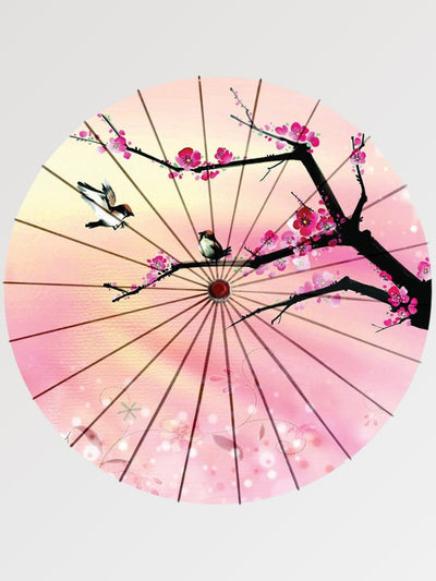  ZGONOHYE Compact Travel Umbrella Pink Cherry Blossoms