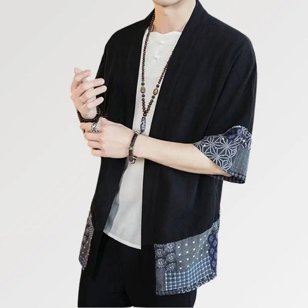 Japanese Mens Kimono Jacket | Japan-Clothing