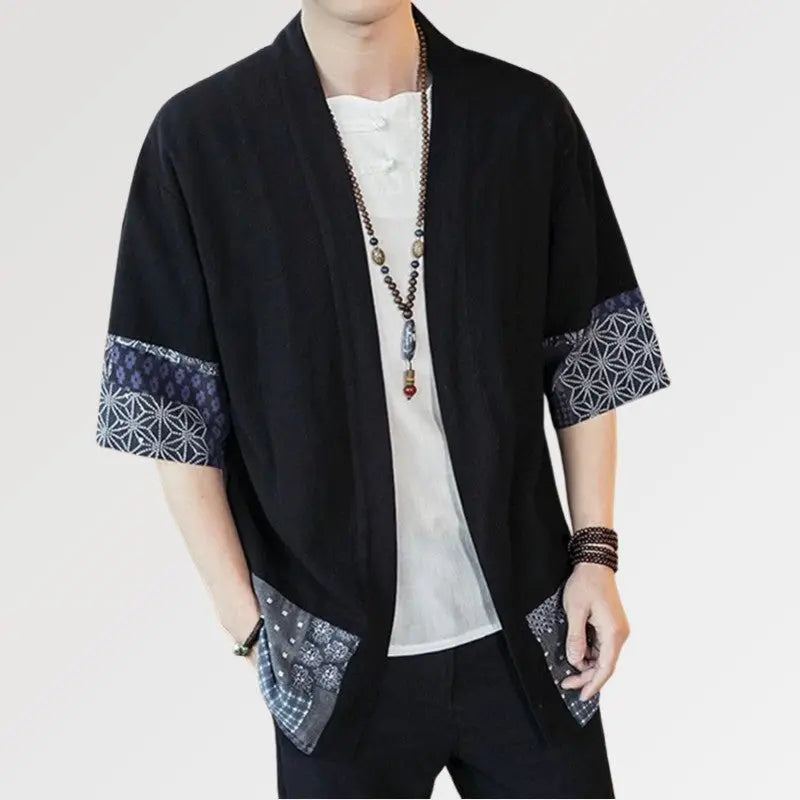 Japanese Mens Kimono Jacket | Japan-Clothing