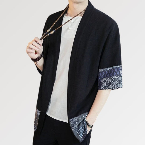 Japanese Mens Kimono Jacket | Japan-Clothing