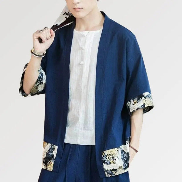 Kimono Style Shirt | Japan-Clothing