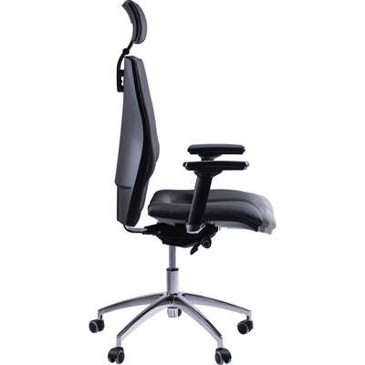 Kulik System  Fotel ergonomiczny Elegance K4, czarny, 170-180 cm, 3D