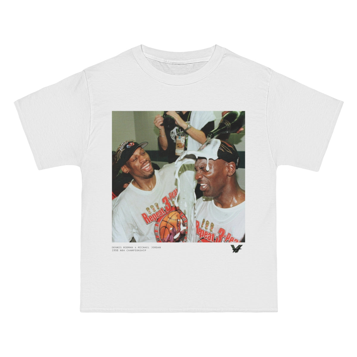 Dennis Rodman x Michael Jordan Championship T-Shirt