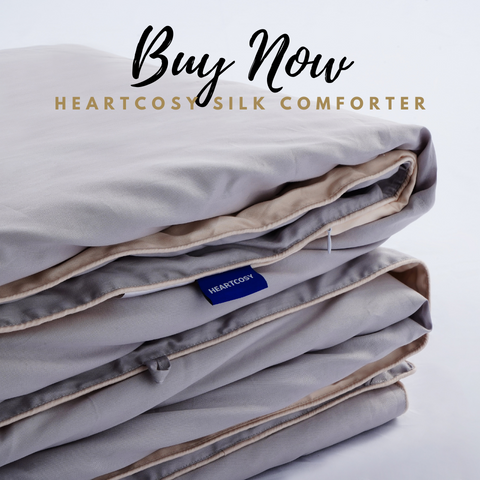 Heartcosy silk comforter on sale