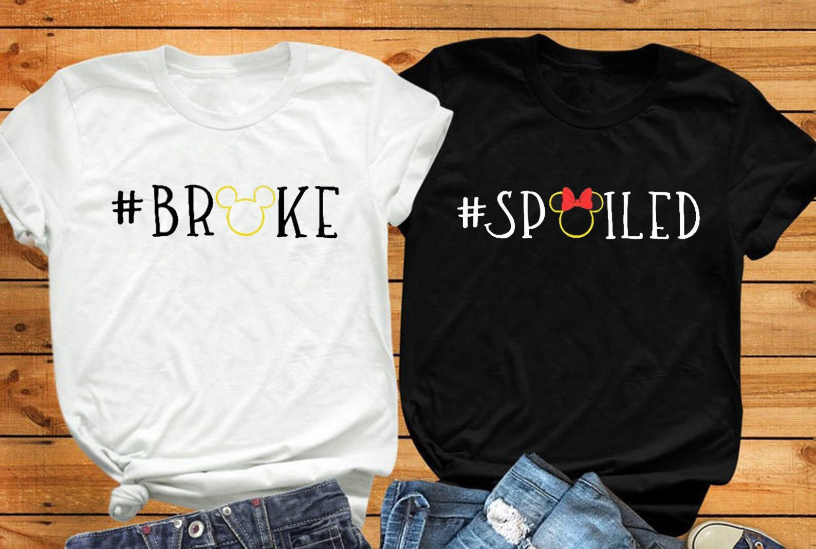 Disney Broke and Spoiled family shirts, Disney world shirts sold by  BlakJohnson, SKU 4582048