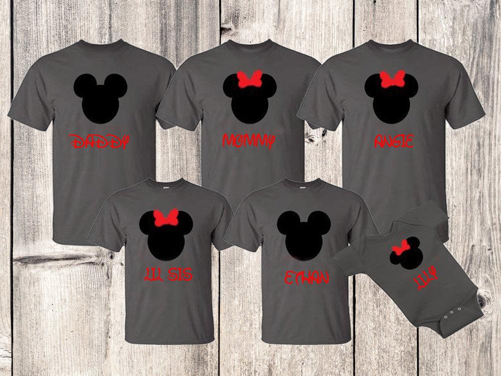 Family Disney Shirts Tank Tops, Matching Shirts, Mickey Mouse Disney Castle  Shirt, Glitter Custom Disney Shirt Minnie, Disney Shirts 
