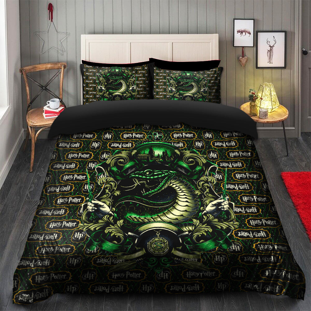 harry potter slytherin duvet cover