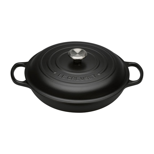 Le Creuset Wok & Glass Lid 36cm Satin Black(NEW)