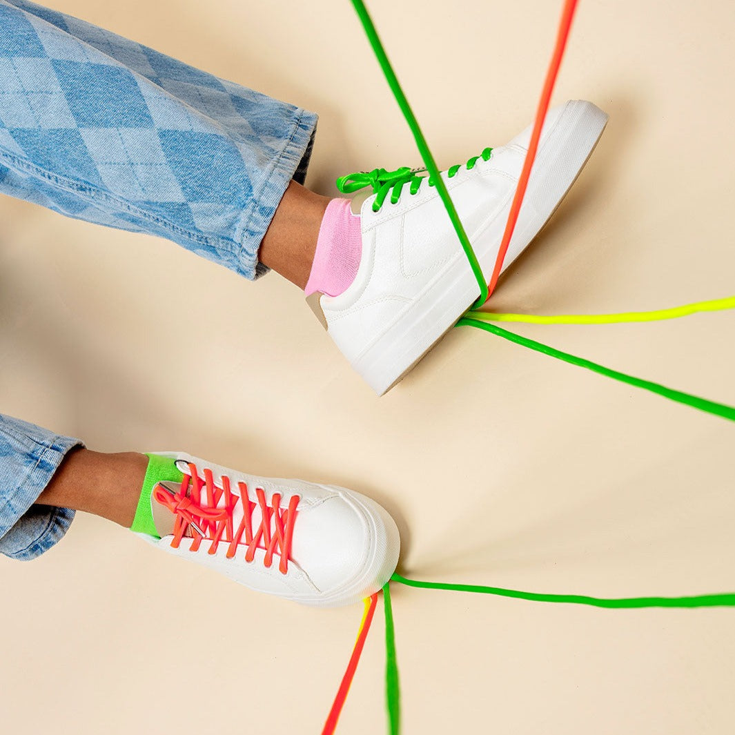 Buy Sliwils Neon Green Shoelaces | About Living