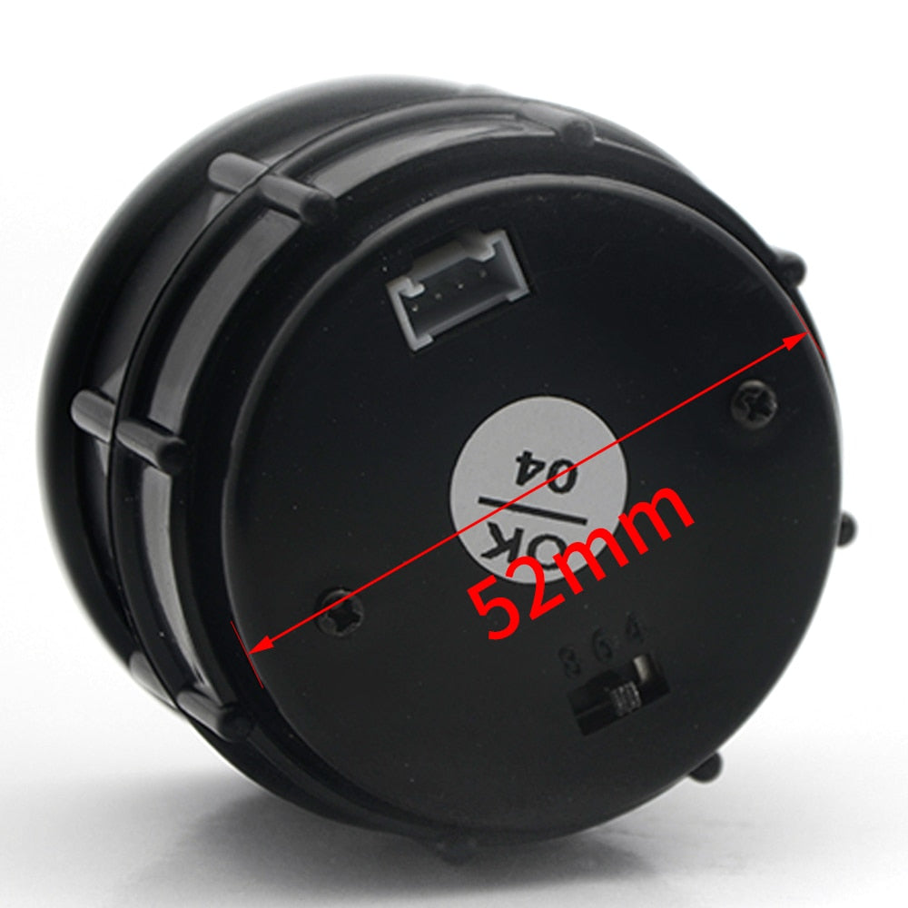 2" 52mm Car Digital Turbo Boost Gauge PSI BAR Water Temp Oil Temp Oil Pressure Gauge Voltmeter EGT Tachometer RPM