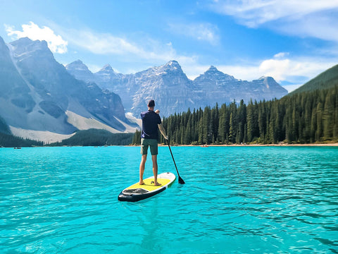 Moraine Lake Stand Up Paddle Boarding