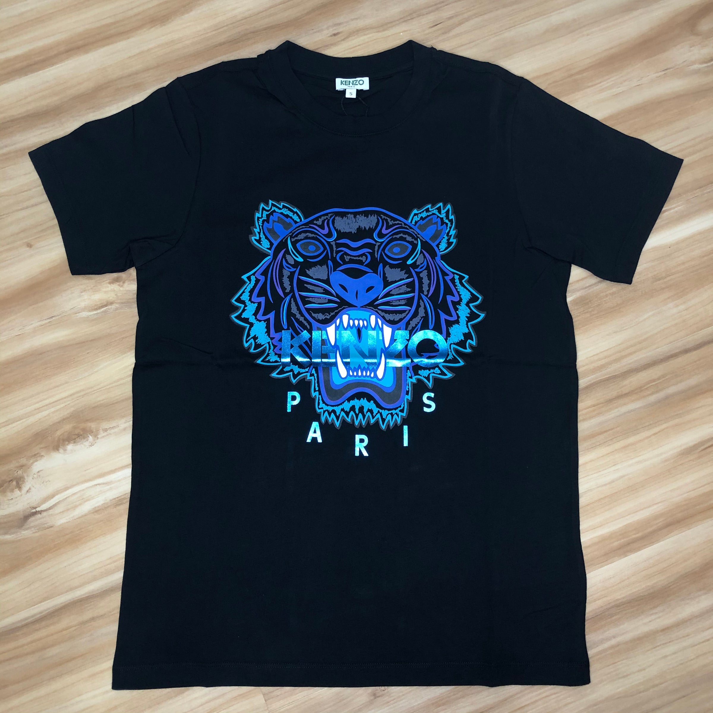 realiteit schedel Opa Kenzo Blue Tiger (Blue Word) Logo T-Shirt – The Factory KL
