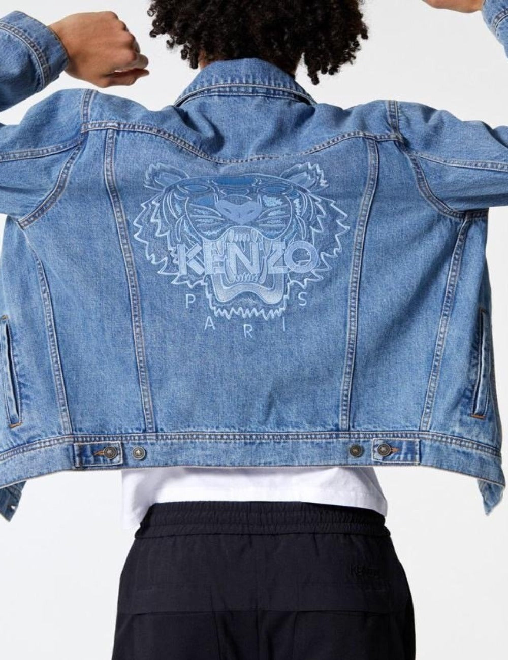 Kenzo Embroidered Tiger Denim Jacket – The Factory KL