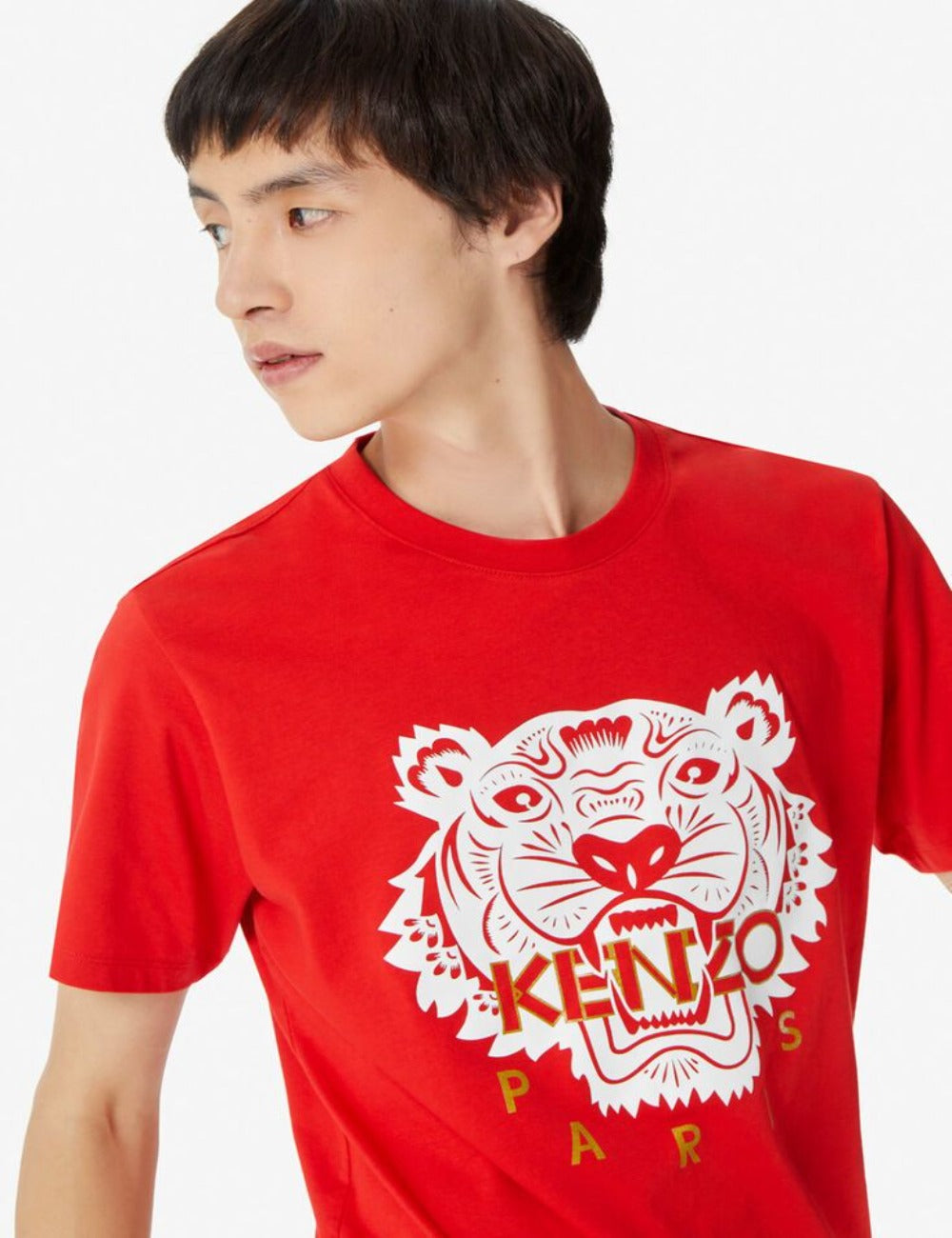 Kenzo Tiger (Red Word) Logo T-Shirt – The Factory KL